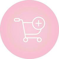 Shoping Cart Add Vector Icon