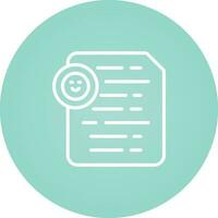 Document Insert Emoji Vector Icon