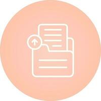 Document Upload Vector Icon