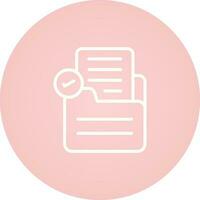 Document Check Vector Icon