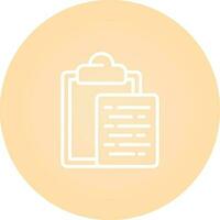 Document Paste Vector Icon