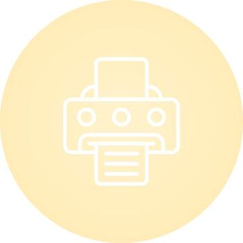 Document Print Vector Icon