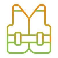 Reflective vest Vector Icon