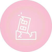 Earthquake Vector Icon