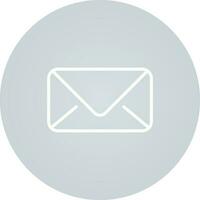 icono de vector de correo