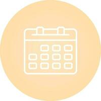 icono de vector de calendario