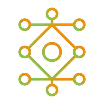 Network Analysis Vector Icon