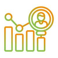 Customer Analytics Vector Icon