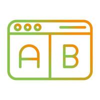 Multivariate Testing Vector Icon
