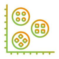 Cluster Analysis Vector Icon