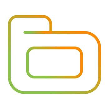 icono de vector de carpeta