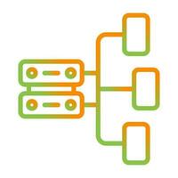 Data Architecture Vector Icon