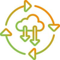 Continuous Deployment Vector Icon