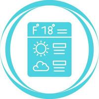 Forecast Vector Icon