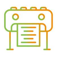 Plotter Vector Icon