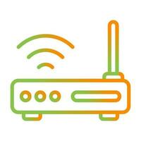 Wi-Fi Router Vector Icon