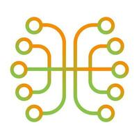 neural redes vector icono