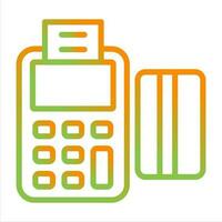 Point of Sale System Vector Icon