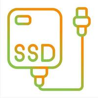 External SSD Vector Icon