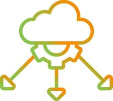 Network Load Balancing Vector Icon