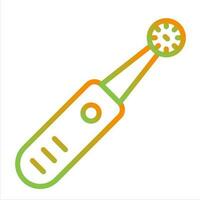 Electric Toothbrush Vector Icon