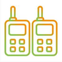 Two way Radio Vector Icon