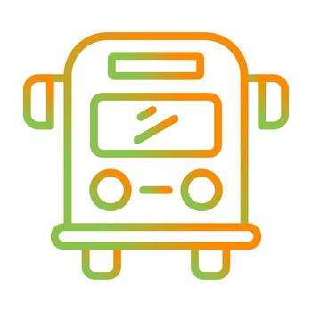 icono de vector de bus