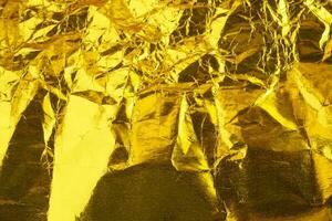 brillante oro papel textura antecedentes foto