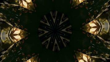 3d Kaleidoskop mandala, abstrakt Hintergrund, schön Kunst bunt Muster, 3d Animation visuell Energie, 3d mandala, Muster Video, nahtlos vj Schleife, bunt Animation Muster Hintergrund 4k Video