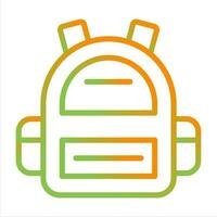 Backpack Vector Icon