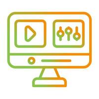 Video Editing Vector Icon