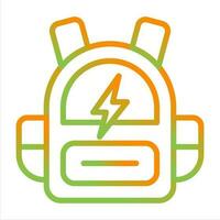 Smart Backpack Vector Icon