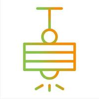 Ceiling Lamp Vector Icon