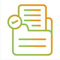 Document Check Vector Icon