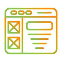 Wireframe Vector Icon