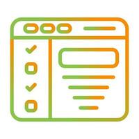 Design Brief Vector Icon