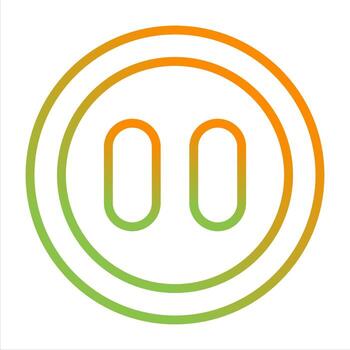 icono de vector de pausa