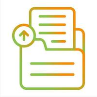 Document Upload Vector Icon