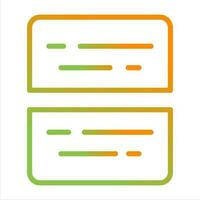 Document Split Vector Icon