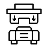 Press Machine Vector Icon