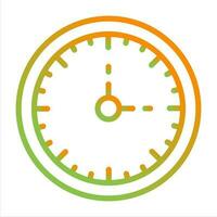 Clock Three Vector Icon