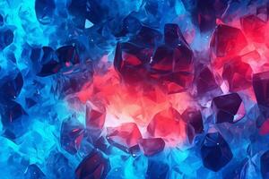 Blue and red abstract background design, digital Blue and red background design, concept, illustration, photo