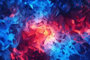 Blue and red abstract background design, digital Blue and red background design, concept, illustration, photo