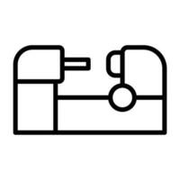 Lathe Vector Icon