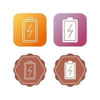 Charging Battery Vector Icon