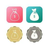 Money Bag Vector Icon