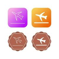 Flight Takeoff Vector Icon