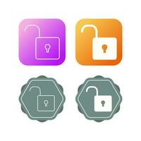 Unlock Vector Icon