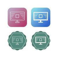 Online Information Vector Icon