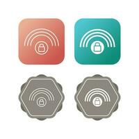 Protected Wifi Vector Icon